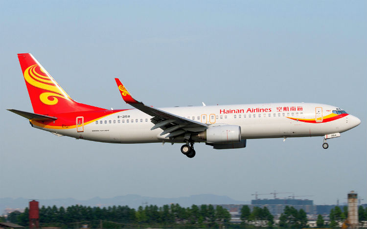 Boeing y Hainan Airlines implementan tecnología para uso eficiente de combustible