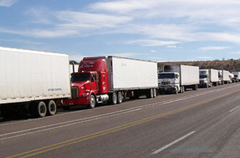 Detienen al autotransporte con carga en Mexicali