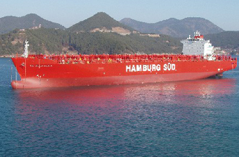 Bautiza Hamburg Süd nuevo buque, anuncia cuatro más para 2010