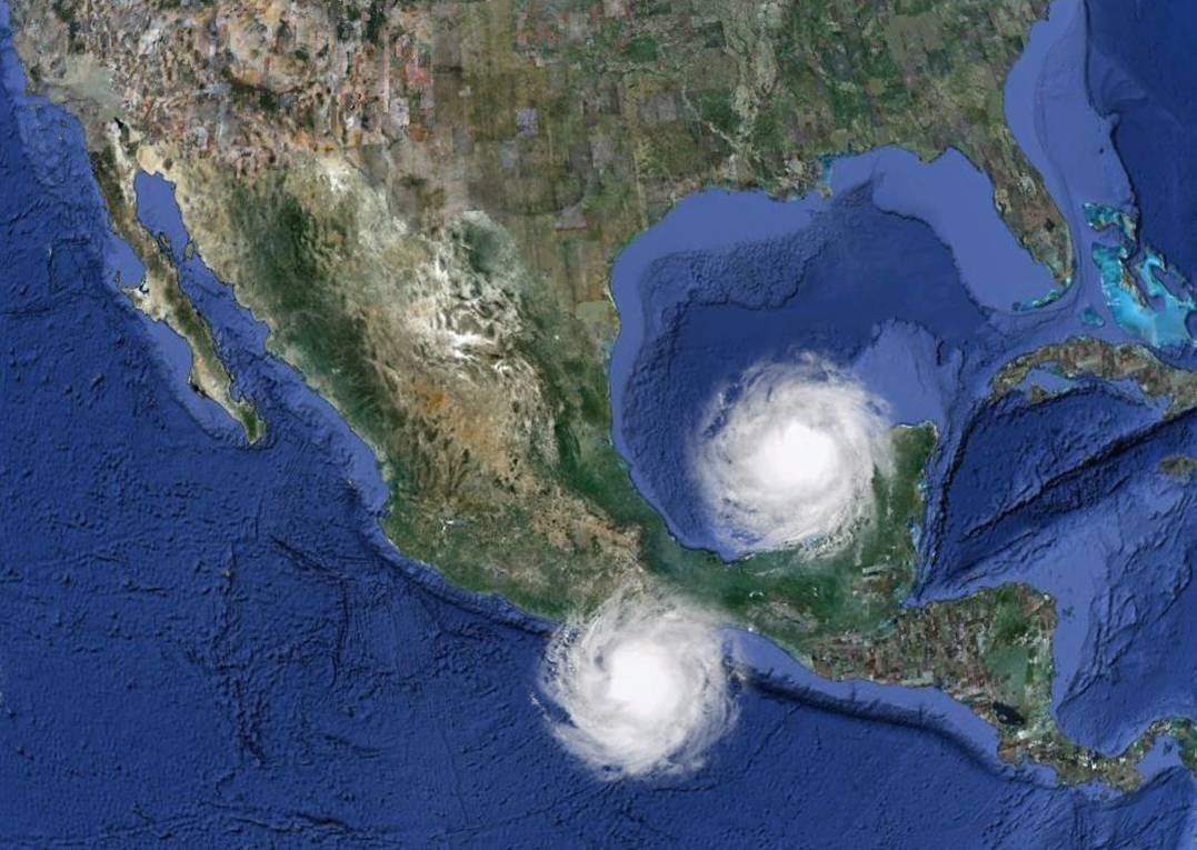 Se intensifica huracán “Adrián” en la Costa del Pací­fico mexicano