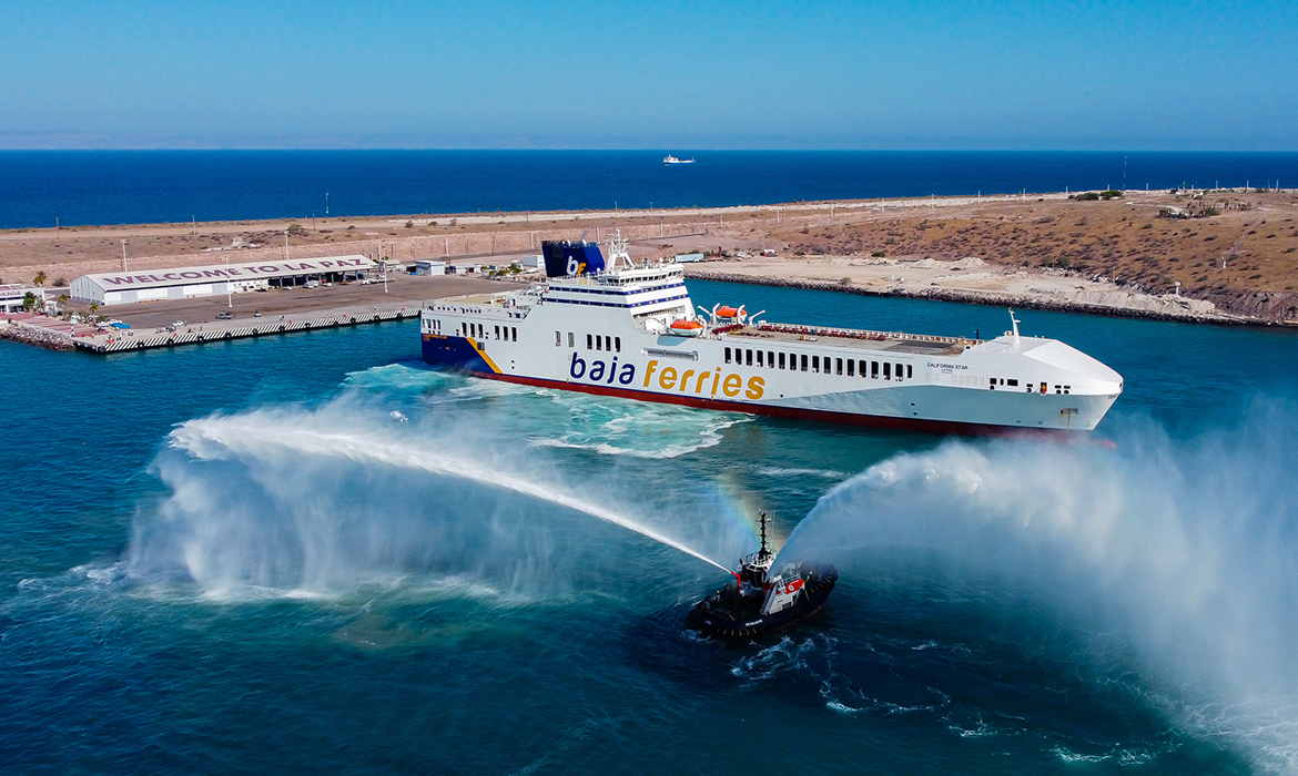 California Star, el nuevo buque de Baja Ferries con el que incrementará su capacidad