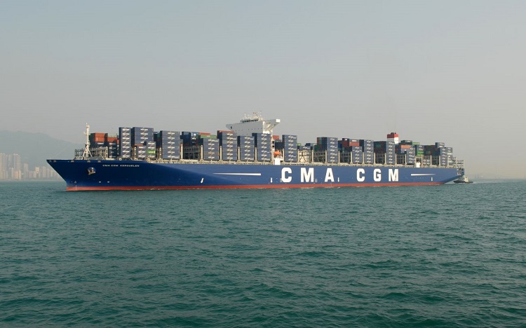 Cruza por primera vez Canal de Suez, embarcación más grande de CMA CGM
