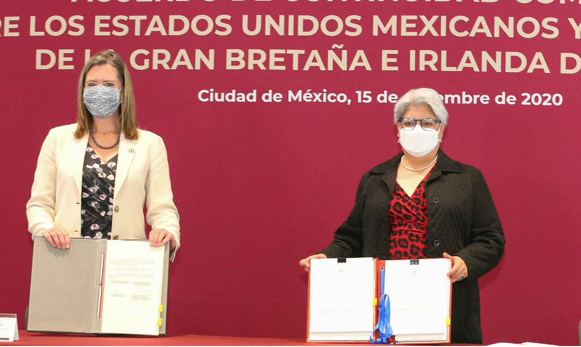México y Reino Unido van por acuerdo de libre comercio en 2021