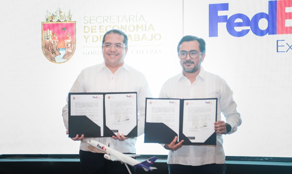 FedEx firma convenio con Chiapas