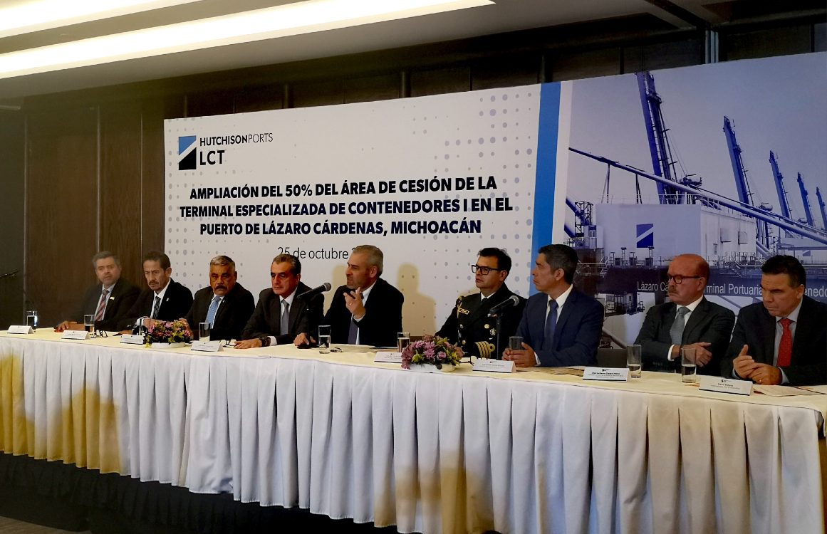 Hutchison Ports anuncia ampliación de la TEC I en Lázaro Cárdenas