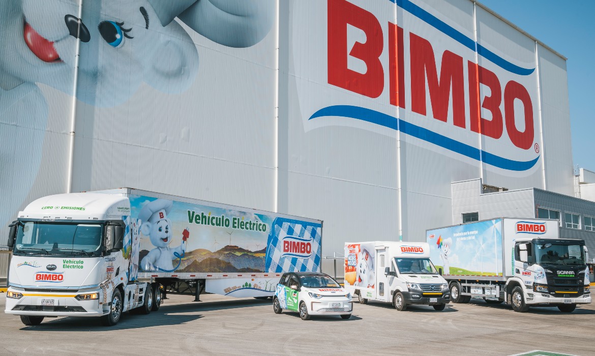 Grupo Bimbo tiene la flota eléctrica más grande de Latinoamérica