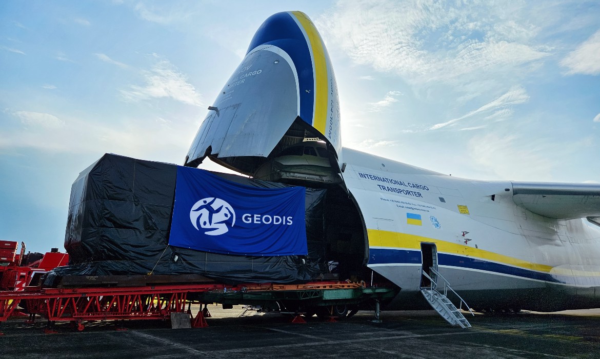 GEODIS realiza envío de carga sobredimensionada en Colombia con Antonov AN-124
