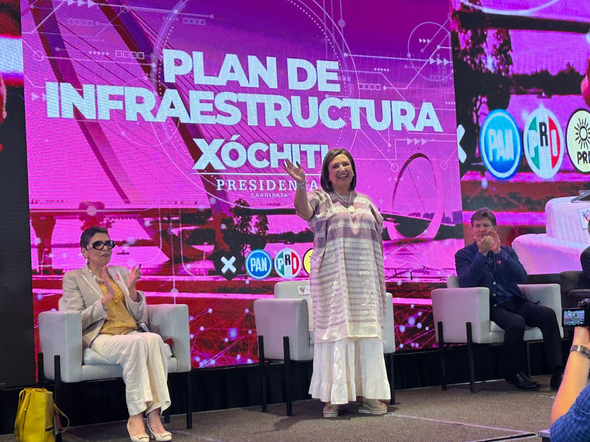 Xóchitl Gálvez presenta plan de infraestructura; seguridad y carreteras, entre sus prioridades