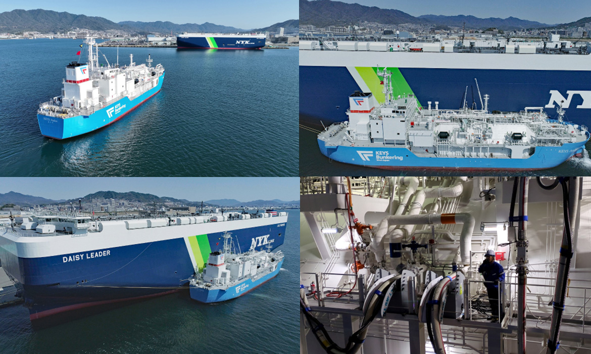 Se completa el primer abastecimiento de GNL de barco a barco